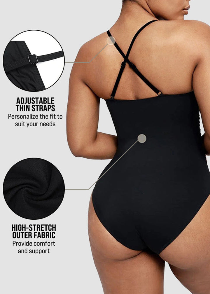 Smart Sculpt U-Ring Cut Out Shaping Swimsuit