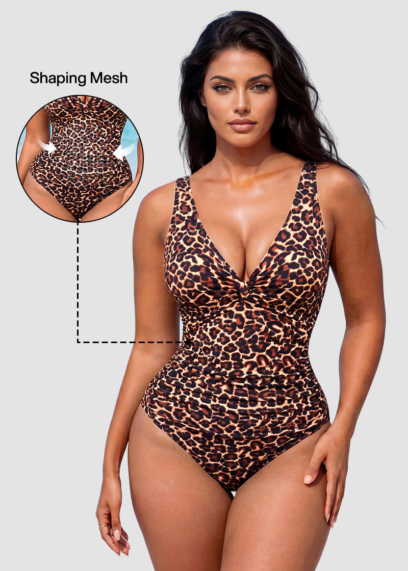 Hourglass™ Twist Front Tummy Control One-Piece Swimsuit