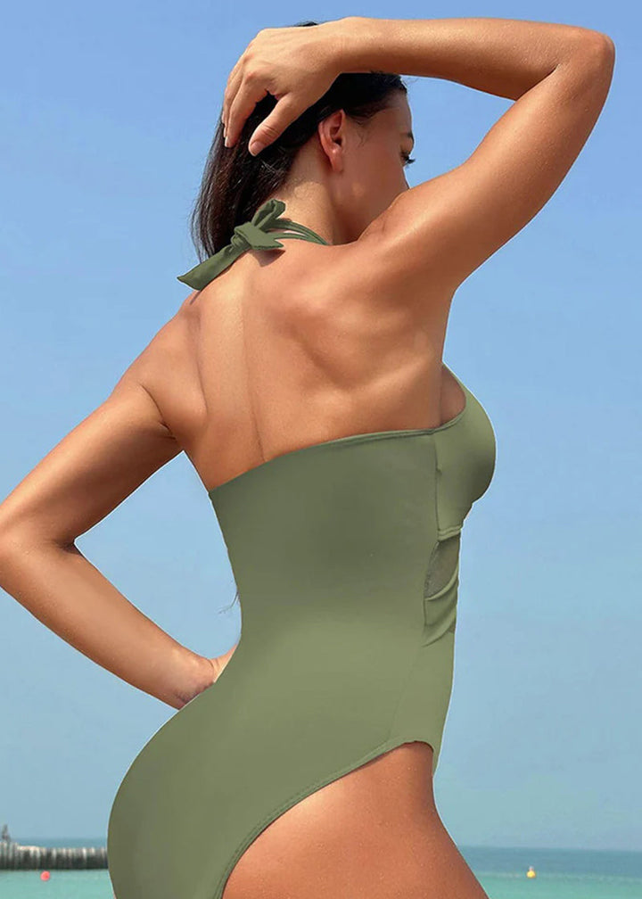 BIKINI BRIGADE High Waisted Tummy Control One Piece Swimsuit