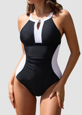 Hourglass™ Full Coverage Retro Color Block Swimsuit