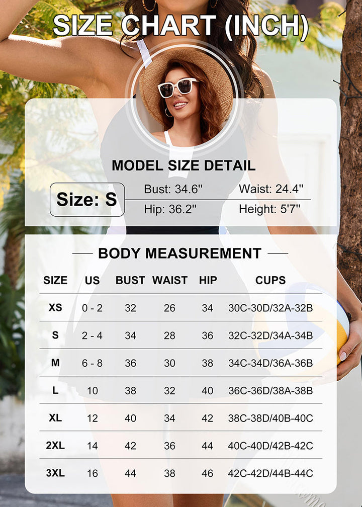 Hourglass™ Modest Retro Color Block Skirted Swimsuit