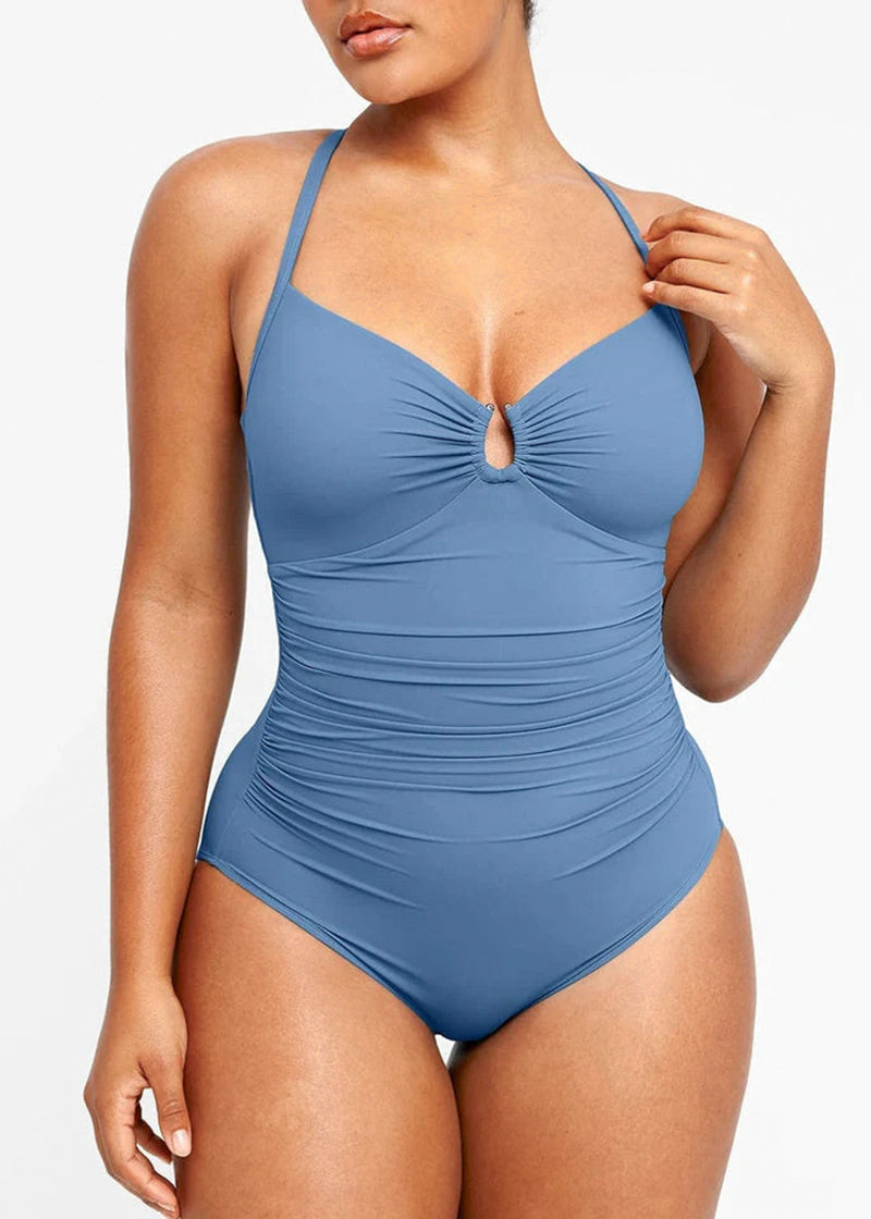Smart Sculpt U-Ring Cut Out Shaping Swimsuit
