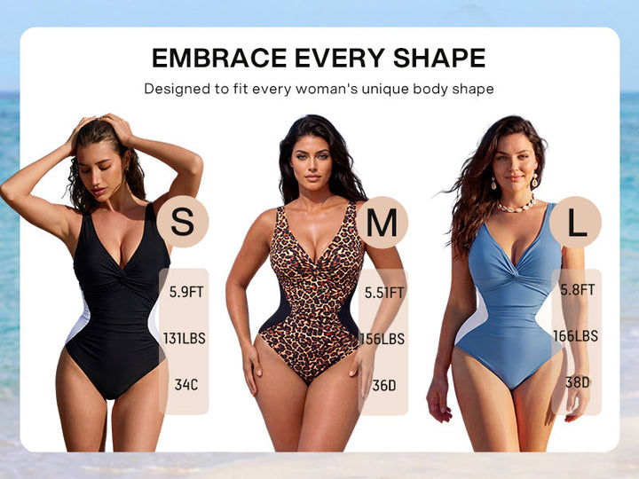Hourglass™ Twist Front Tummy Control One-Piece Swimsuit
