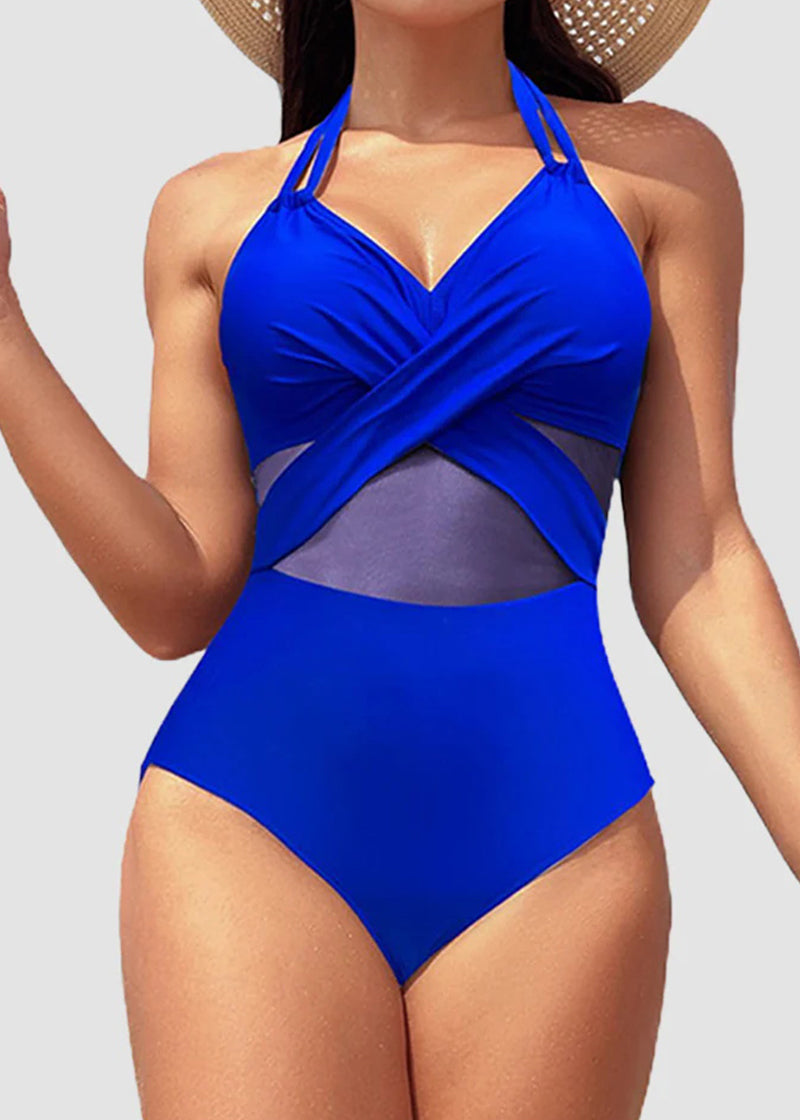 BIKINI BRIGADE High Waisted Tummy Control One Piece Swimsuit